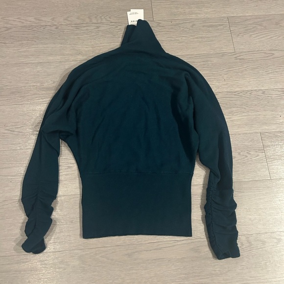 Reiss Frankie Ruched Sleeve Wool Blend Sweater Size S - Picture 5 of 5